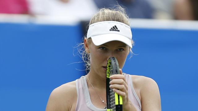 Injured Wozniacki drops out of Strasbourg