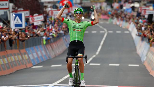 Pierre Rolland tok sin første etappeseier i Giro d'Italia