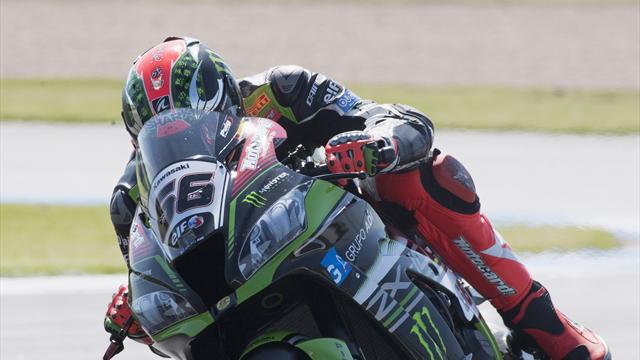 Jonathan Rea fastest in final practice at Donington