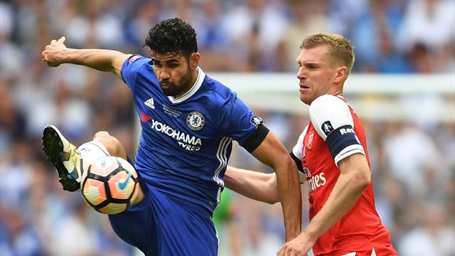 FA-Cup-Finale: Costa gleicht in Unterzahl für Chelsea aus FA-Cup-Finale: Costa gleicht in Unterzahl für Chelsea aus