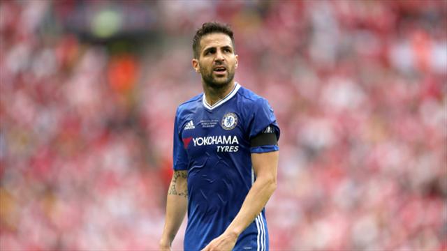 Cesc Fabregas unhappy at missing out on FA Cup final starting spot