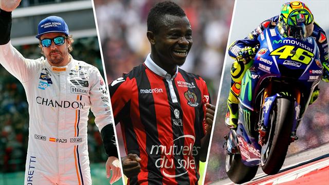 Fernando Alonso, Seri y Valentino Rossi, los nombres del día Fernando Alonso, Seri y Valentino Rossi, los nombres del día