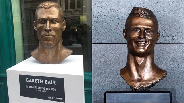L’auteur du buste raté de Ronaldo a récidivé : cette fois-ci, c’est Gareth Bale qui y passe