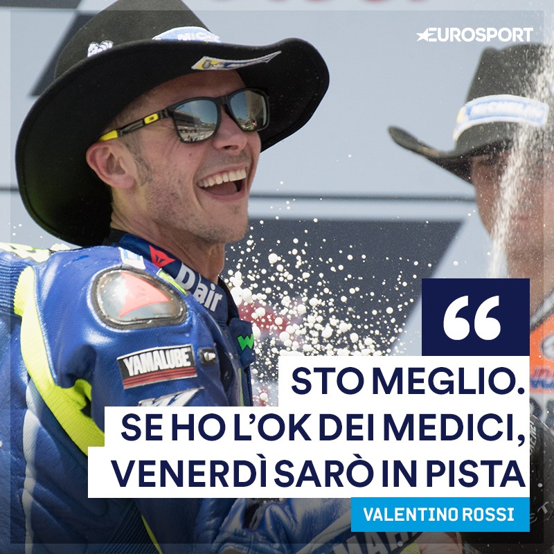Moto: Rossi, peccato per il podio Moto: Rossi, peccato per il podio