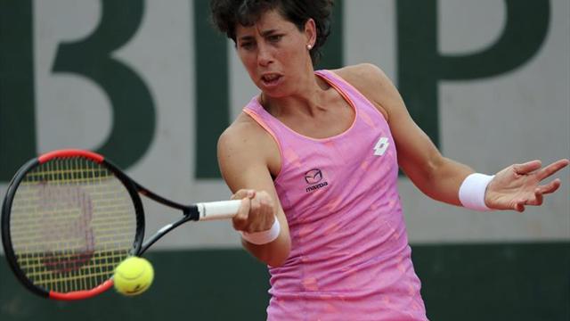 Simona Halep aniquiló a Carla Suárez y se mete en cuartos
