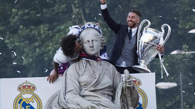 El Real Madrid ofrece la "Duodécima" a la Diosa Cibeles