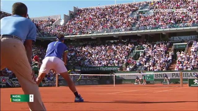 Niveau lob Nadal n'est pas mal non plus
