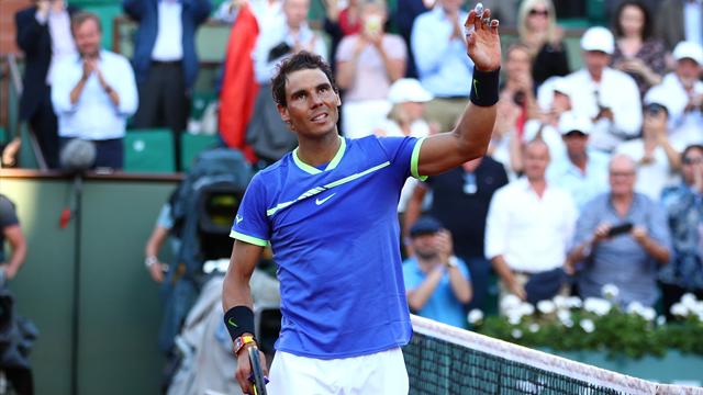 10e finale pour Nadal, 7 jeux pour Thiem : la qualif’ express de Rafa en vidéo