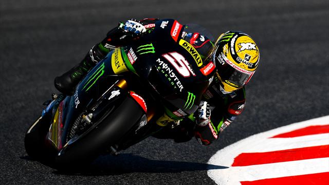 Pris en sandwich entre Lorenzo et Bautista, Zarco a résisté ! Pris en sandwich entre Lorenzo et Bautista, Zarco a résisté !