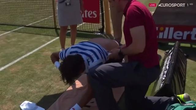 ATP Stuttgart: Feliciano López se lesiona, es atendido por el fisio y sigue jugando (y ganando) ATP Stuttgart: Feliciano López se lesiona, es atendido por el fisio y sigue jugando (y ganando)