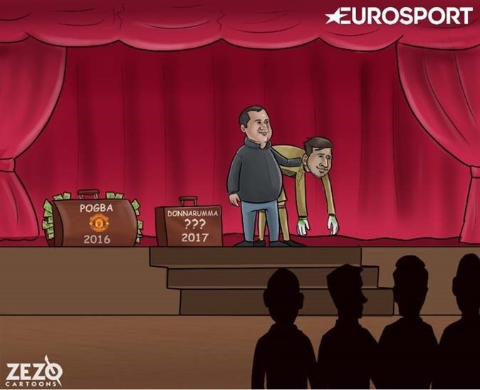 Mino Raiola e Gianluigi Donnarumma secondo il nostro Zezo
