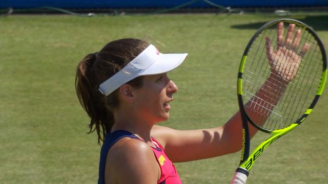 WTA Nottingham: Konta si impone su Rybarikova e va in finale WTA Nottingham: Konta si impone su Rybarikova e va in finale