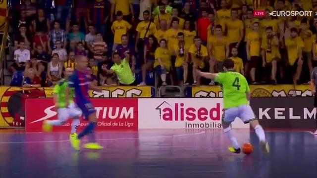 LNFS 2017 (Final), Barcelona-Movistar Inter: Zapatazo de Lolo para adelantar a Movistar Inter