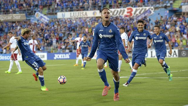 Playoff ascenso (vuelta), Getafe-Huesca: Los azulones más cerca de Primera (3-0, global 5-2)