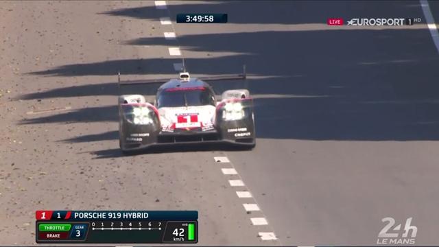 Vuelco en las 24 Horas de Le Mans 2017: El Porsche nº1 también rompe cuando era líder Vuelco en las 24 Horas de Le Mans 2017: El Porsche nº1 también rompe cuando era líder