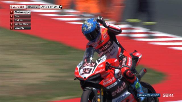Melandri claims historic win at Misano Melandri claims historic win at Misano