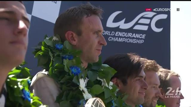 24 Ore di Le Mans: la premiazione della Porsche vincitrice 24 Ore di Le Mans: la premiazione della Porsche vincitrice