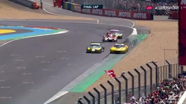 Tolles Überholmanöver: Aston Martin schluckt führenden Corvette Tolles Überholmanöver: Aston Martin schluckt führenden Corvette