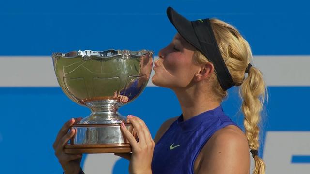Vekic plans champagne celebration after Nottingham glory Vekic plans champagne celebration after Nottingham glory