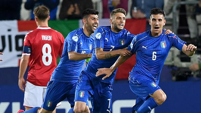 Le pagelle di Danimarca-Italia Under 21 0-2: Rugani-Caldara insuperabili