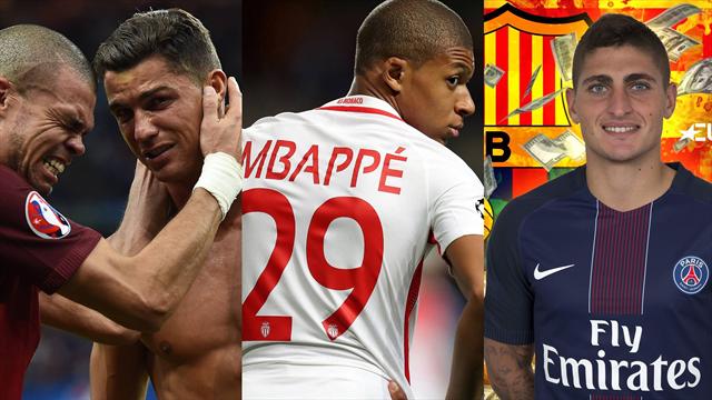 Cristiano, Florentino, Mbappé y Verratti, los nombres del día Cristiano, Florentino, Mbappé y Verratti, los nombres del día