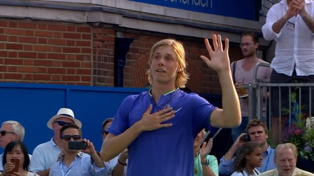 VIDEO: Rising star Shapovalov 'wins a few friends' with shock victory over Edmund VIDEO: Rising star Shapovalov 'wins a few friends' with shock victory over Edmund