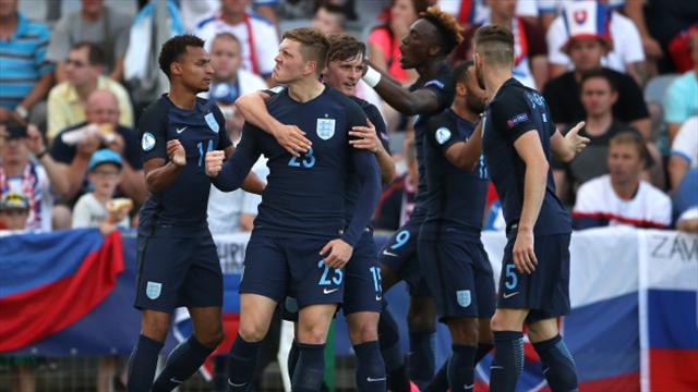 England on brink of last four after hitting back to sink Slovakia