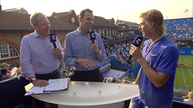Shapovalov loving the heat in London Shapovalov loving the heat in London