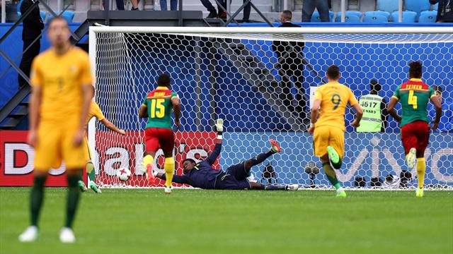 Un botta e risposta che scontenta tutti: tra Camerun e Australia è 1-1