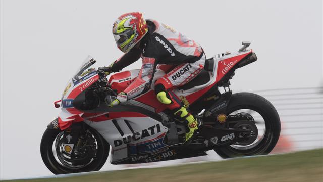 Barbera tops Sachsenring FP2 after showers