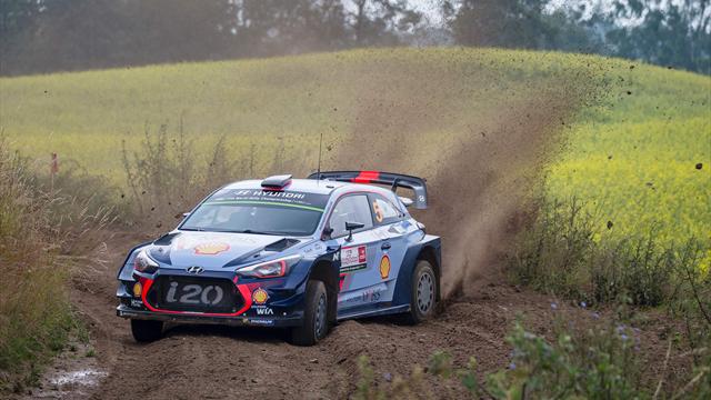 Neuville, Tanak swap lead, Ogier drops time