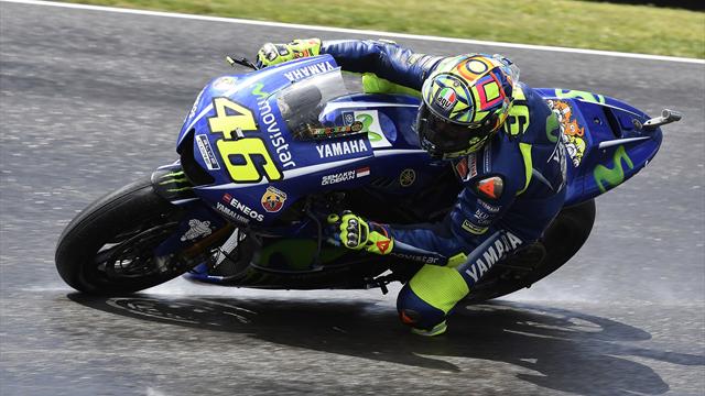 Rossi: "Non mi aspettavo questi problemi". Petrucci: "Sul bagnato vado forte"