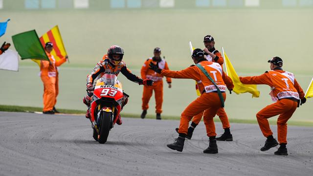 La victoire et la tête du championnat, Marquez a fait la totale