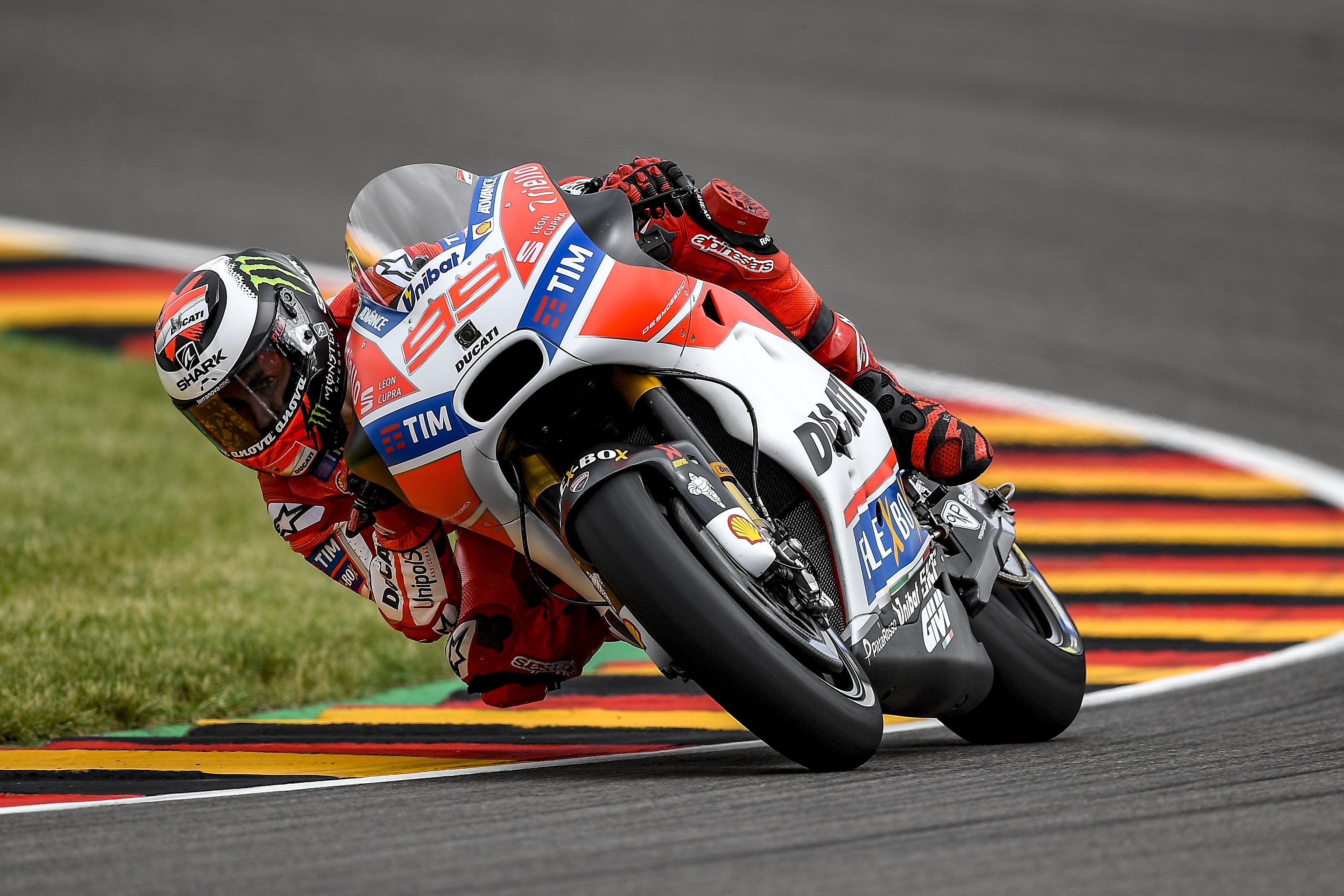 Jorge Lorenzo (Ducati Team) au Grand Prix d'Allemagne 2017