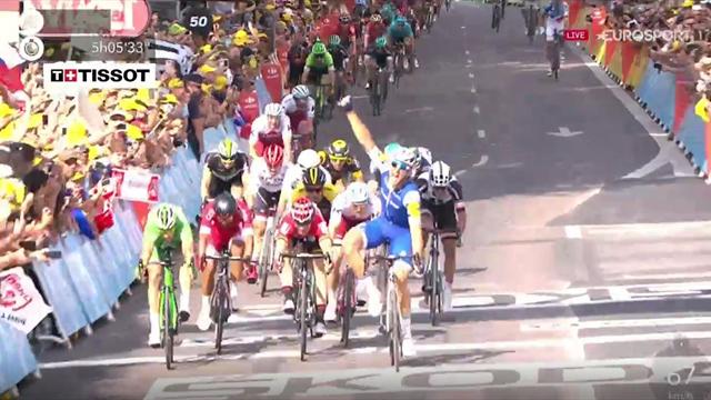 Tour: Uran vince il tappone, Froome sempre in giallo, paura per Porte