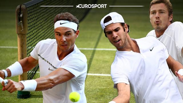 Federer y Murray avanzan a cuartos de final de Wimbledon Federer y Murray avanzan a cuartos de final de Wimbledon