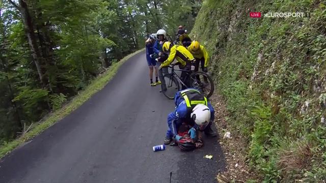 Tour de Francia 2017: Escalofriante caída de Richie Porte que le hace abandonar el Tour Tour de Francia 2017: Escalofriante caída de Richie Porte que le hace abandonar el Tour