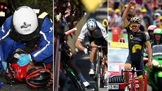 Sagan exclu, Calmejane héroïque, Porte au tapis : Les 7 moments marquants de ce début de Tour Sagan exclu, Calmejane héroïque, Porte au tapis : Les 7 moments marquants de ce début de Tour