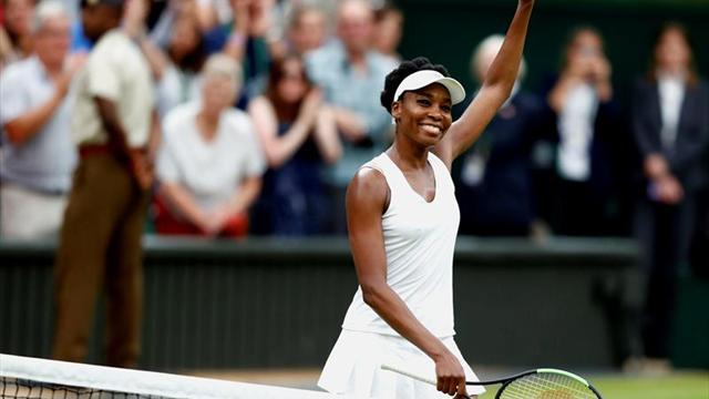 Venus Williams detiene a Ostapenko, la campeona de Roland Garros
