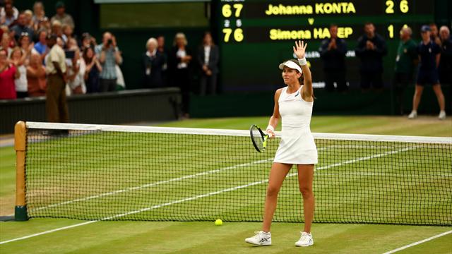 Konta élimine Halep et sacre Pliskova, nouvelle reine de la WTA