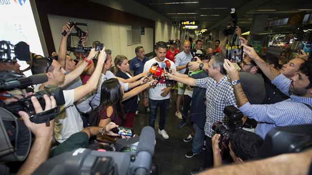 Vitolo está en Madrid para su fichaje por el Atlético Vitolo está en Madrid para su fichaje por el Atlético