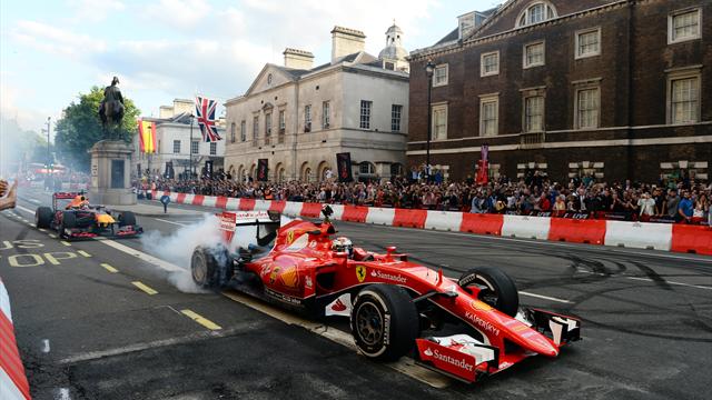 Hamilton the missing man as F1 hits London streets