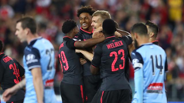 Ray Parlour reacts to Alexandre Lacazette goal Ray Parlour reacts to Alexandre Lacazette goal