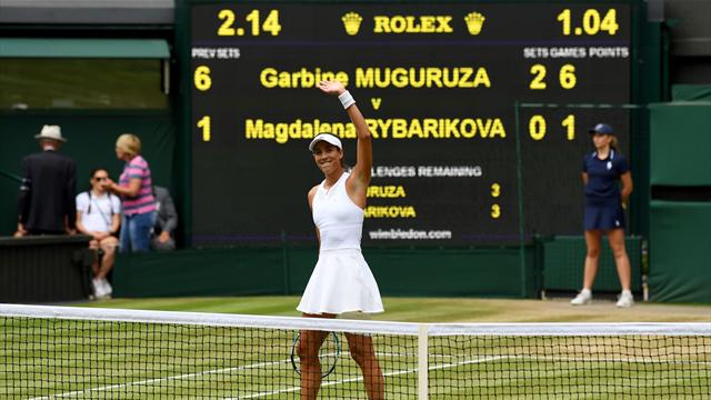 Muguruza muhteşem performansıyla ikinci Wimbledon finalinde
