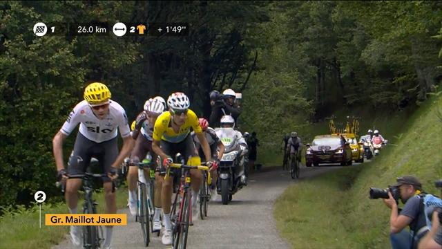 Se Froomes forsøke å angripe Froome for andre gang Se Froomes forsøke å angripe Froome for andre gang