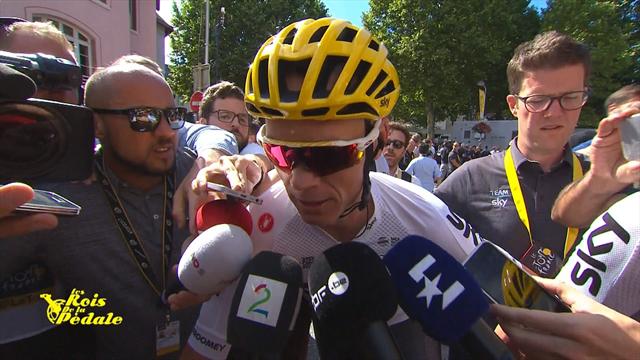 Froome : "Avoir Landa et Kwiatkowski devant, c'était le scénario parfait pour nous" Froome : "Avoir Landa et Kwiatkowski devant, c'était le scénario parfait pour nous"