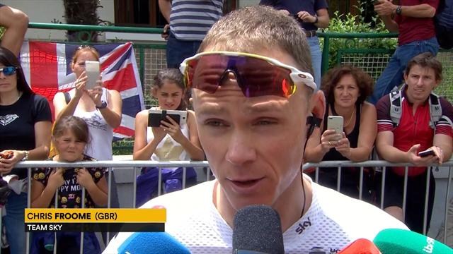 Froome: The pressure is on Astana to control the race... it's quite nice! Froome: The pressure is on Astana to control the race... it's quite nice!