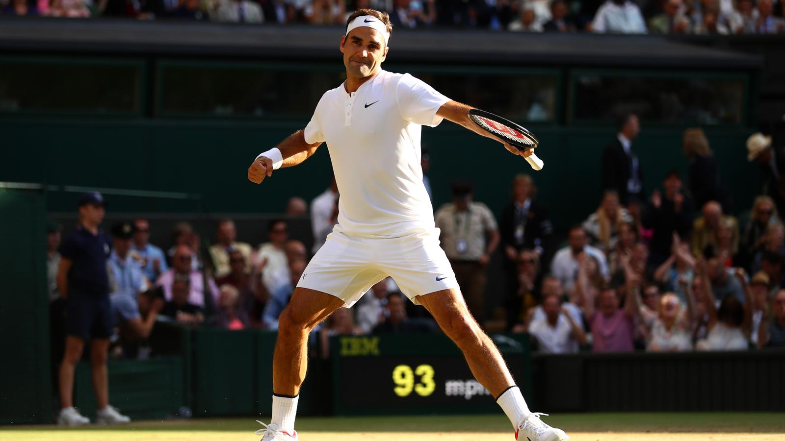 Roger Federer en finale après sa victoire contre Tomas Berdych
