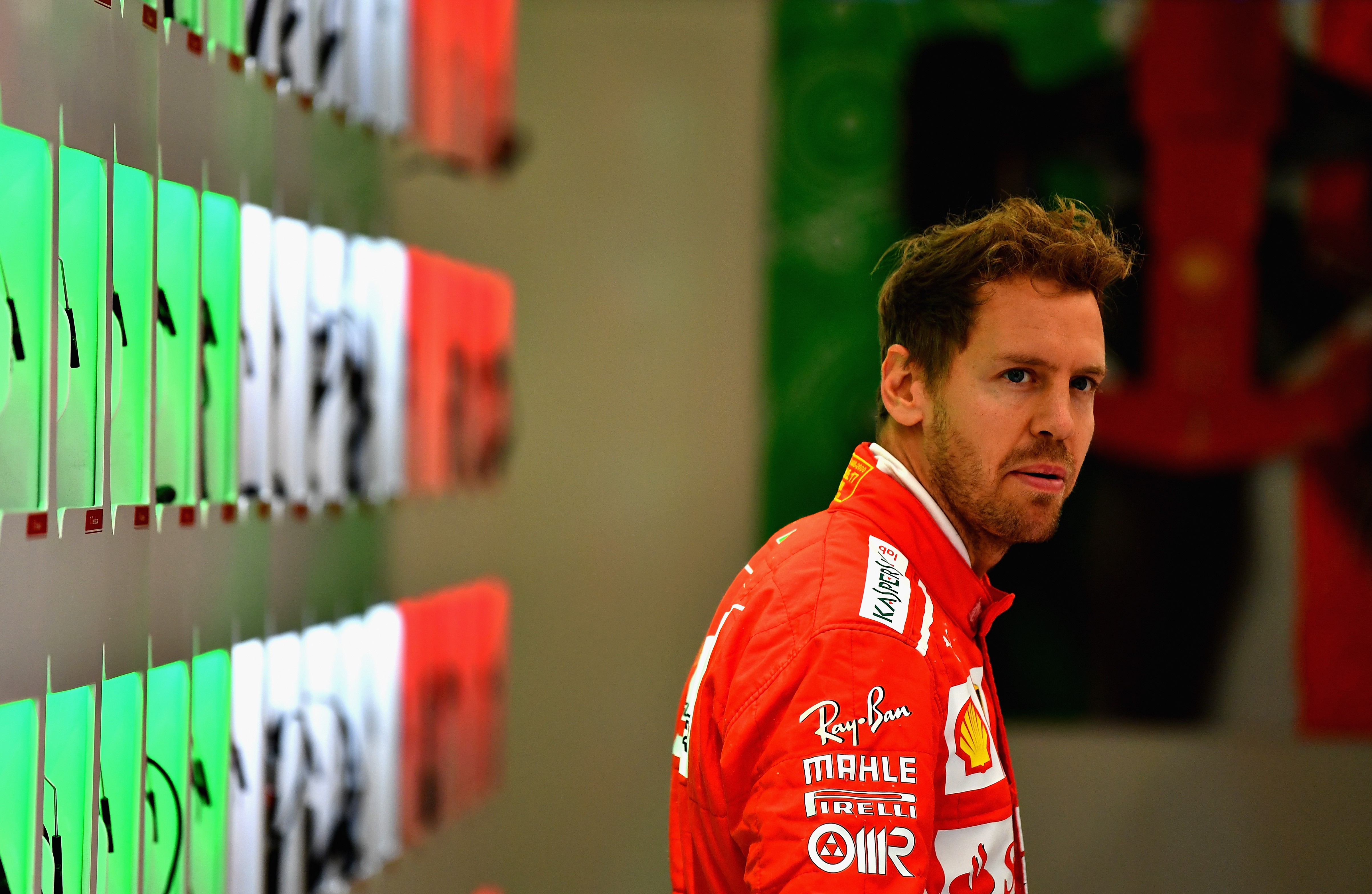 Sebastian Vettel (Ferrari) au Grand Prix de Grande-Bretagne 2017