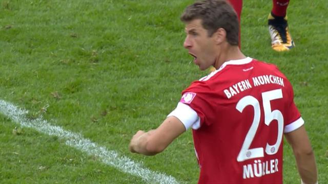 Tor und Vorlage: Müller ebnet Bayerns Finalsieg beim Telekom Cup Tor und Vorlage: Müller ebnet Bayerns Finalsieg beim Telekom Cup